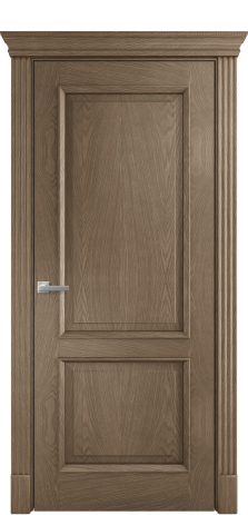 Дверь межкомнатная Rimini 2 Цвет Дуб Мускат Покрытие Шпон натуральный  Наличник Британия Цена 58100