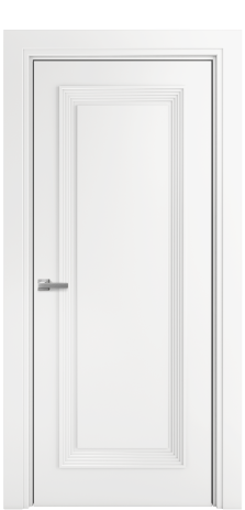 Дверь межкомнатная Arno 1 Цвет Белый Покрытие Эмаль  Наличник Arno 110 Цена 71825