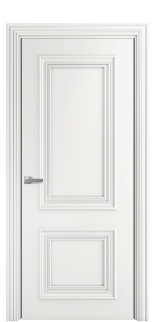 Дверь межкомнатная Modena 2 Цвет Белый Покрытие Эмаль  Наличник ML 85 Цена 77325