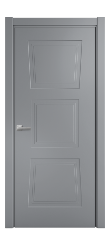 Дверь межкомнатная Dino 3 Цвет Гриджио Покрытие Эмаль  Наличник L 75 Цена 36925