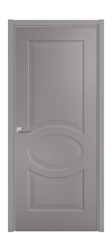 Дверь межкомнатная Lina 6 Цвет Ирис Покрытие Эмаль  Наличник L 50 Цена 40475