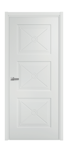 Дверь межкомнатная Marko 3 Цвет Облачный Покрытие Эмаль  Наличник L 50 Цена 40625