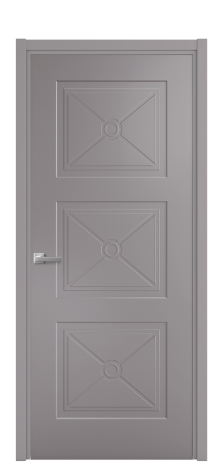 Дверь межкомнатная Marko 3 Цвет Ирис Покрытие Эмаль  Наличник L 50 Цена 40625