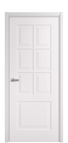 Дверь межкомнатная Паола 1 Цвет Крем Покрытие Эмаль  Наличник L 50 Цена 40475