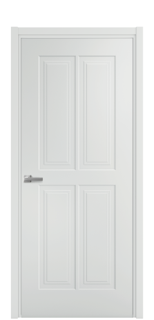 Дверь межкомнатная Paulo 3 Цвет Облачный Покрытие Эмаль  Наличник L 50 Цена 40475