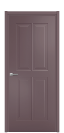 Дверь межкомнатная Paulo 3 Цвет Лиловый Покрытие Эмаль  Наличник L 50 Цена 41718