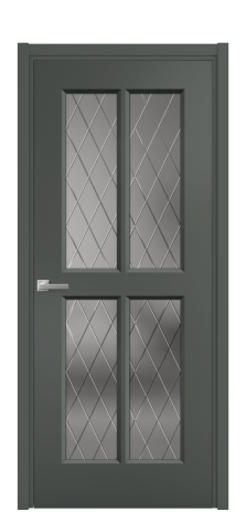 Дверь межкомнатная Paulo 3 Цвет Пихтовый Покрытие Эмаль  Наличник L 50 Цена 43665