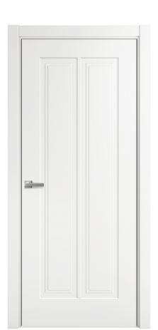 Дверь межкомнатная Paulo 4 Цвет Белый Покрытие Эмаль  Наличник L 75 Цена 32305
