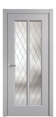 Дверь межкомнатная Paulo 4 Цвет Галечный Покрытие Эмаль  Наличник L 75 Цена 39215