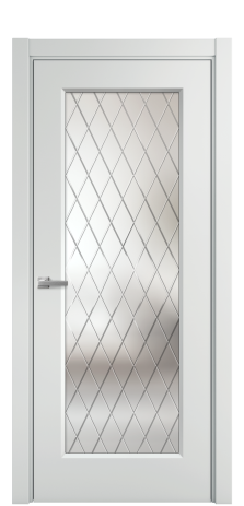 Дверь межкомнатная Rino 1 Цвет Облачный Покрытие Эмаль  Наличник L 75 Цена 39215