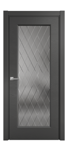 Дверь межкомнатная Rino 1 Цвет Антрацит Brash Покрытие Эмаль брашированная  Наличник L 75 Цена 45865 Дверь межкомнатная Rino 1 Цвет Антрацит Brash Покрытие Эмаль брашированная  Наличник L 75 Цена 45865