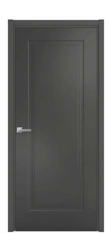 Дверь межкомнатная Rino 1 Цвет Антрацит Покрытие Эмаль  Наличник L 50 Цена 40625