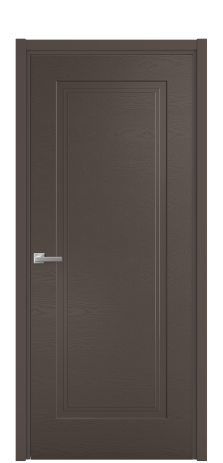 Дверь межкомнатная Rino 1 Цвет Коричневый Brash Покрытие Эмаль брашированная  Наличник L 50 Цена 47575
