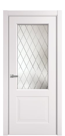 Дверь межкомнатная Rino 2 Цвет Крем Покрытие Эмаль  Наличник L 75 Цена 38430