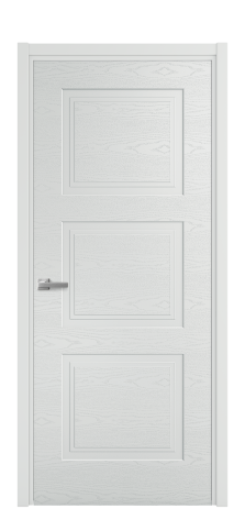 Дверь межкомнатная Rino 3 Цвет Облачный Brash Покрытие Эмаль брашированная  Наличник L 50 Цена 44375