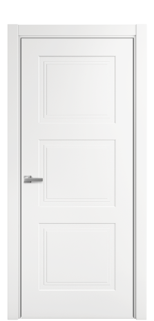 Дверь межкомнатная Rino 3 Цвет Белый Покрытие Эмаль  Наличник L 75 Цена 32305 Дверь межкомнатная Rino 3 Цвет Белый Покрытие Эмаль  Наличник L 75 Цена 32305