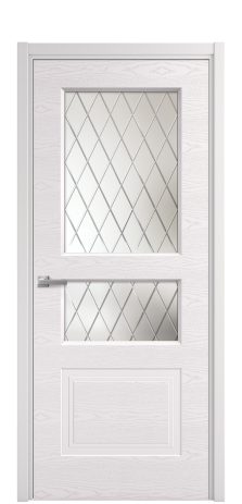 Дверь межкомнатная Rino 4 Цвет Крем Brash Покрытие Эмаль брашированная  Наличник L 50 Цена 45950