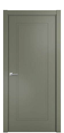 Дверь межкомнатная Plain 1 Цвет Зеленый Покрытие Эмаль  Наличник L 75 Цена 34150