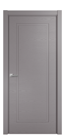 Дверь межкомнатная Plain 1 Цвет Ирис Brash Покрытие Эмаль брашированная  Наличник L 75 Цена 41675