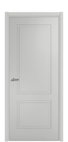 Дверь межкомнатная Plaine 2 Цвет Телегрей Покрытие Эмаль  Наличник L 50 Цена 39475