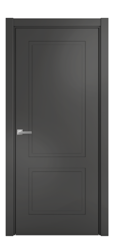 Дверь межкомнатная Plain 2 Цвет Антрацит Покрытие Эмаль  Наличник L 75 Цена 34150