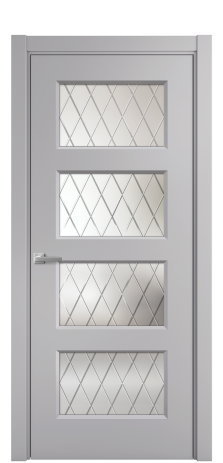 Дверь межкомнатная Plain 4 Цвет Галечный Покрытие Эмаль  Наличник L 75 Цена 37350