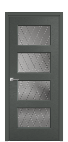 Дверь межкомнатная Plain 4 Цвет Пихтовый Brash Покрытие Эмаль брашированная  Наличник L 50 Цена 48450