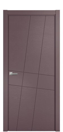 Дверь межкомнатная Twist 02 Цвет Лиловый Brash Покрытие Эмаль брашированная  Наличник L 75 Цена 42075 Дверь межкомнатная Twist 02 Цвет Лиловый Brash Покрытие Эмаль брашированная  Наличник L 75 Цена 42075