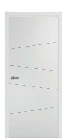 Дверь межкомнатная Twist 03 Цвет Облачный Покрытие Эмаль  Наличник L 50 Цена 39475