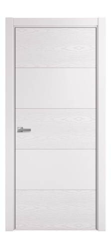 Дверь межкомнатная Linea 01 Цвет Крем Brash Покрытие Эмаль брашированная  Наличник L 75 Цена 42075