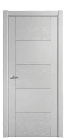 Дверь межкомнатная Linea 02 Цвет Телегрей Brash Покрытие Эмаль брашированная  Наличник L 75 Цена 42075