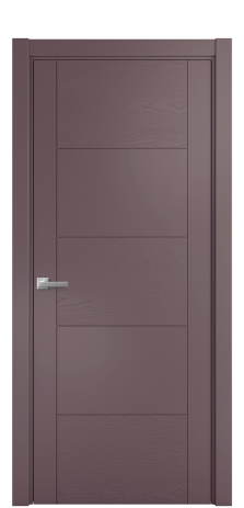 Дверь межкомнатная Linea 02 Цвет Лиловый Brash Покрытие Эмаль брашированная  Наличник L 75 Цена 42075