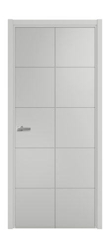 Дверь межкомнатная Linea 03 Цвет Телегрей Покрытие Эмаль  Наличник L 50 Цена 39475