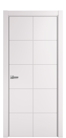 Дверь межкомнатная Linea 03 Цвет Крем Покрытие Эмаль  Наличник L 75 Цена 35975