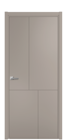 Дверь межкомнатная Linea 04 Цвет Какао Покрытие Эмаль  Наличник L 50 Цена 39475