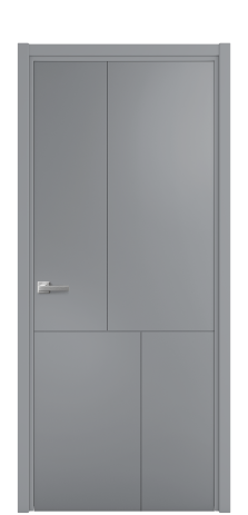 Дверь межкомнатная Linea 04 Цвет Гриджио Покрытие Эмаль  Наличник L 50 Цена 39675