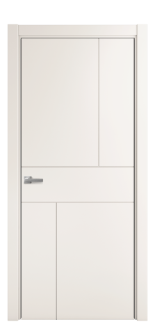 Дверь межкомнатная Линия 05 Цвет Молочный Покрытие Эмаль  Наличник L 75 Цена 39475