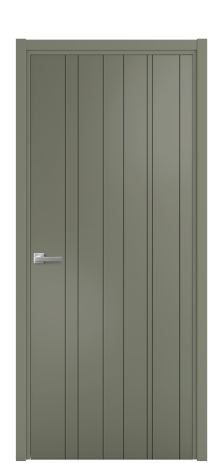 Дверь межкомнатная Lingo 02 Цвет Зеленый Покрытие Эмаль  Наличник L 50 Цена 39675