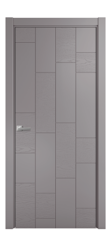 Дверь межкомнатная Lingo 04 Цвет Ирис Brash Покрытие Эмаль брашированная  Наличник L 75 Цена 42075