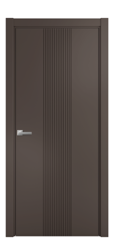 Дверь межкомнатная Mezzo 11 Цвет Коричневый Покрытие Эмаль  Наличник L 75 Цена 43818