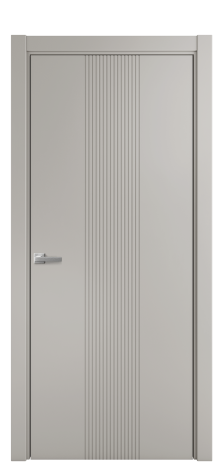 Дверь межкомнатная Меццо 11 Цвет Серый Шелк Покрытие Эмаль  Наличник L 75 Цена 42475