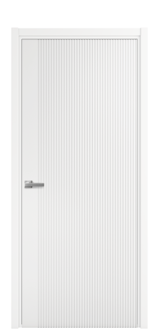 Дверь межкомнатная Mezzo 12 Цвет Белый Покрытие Эмаль  Наличник L 50 Цена 42475