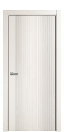 Дверь межкомнатная Mezzo 12 Цвет Молочный Покрытие Эмаль  Наличник L 75 Цена 38925