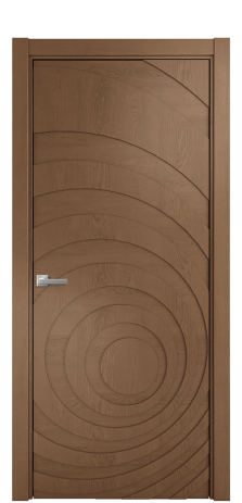 Дверь межкомнатная Capriccio 03 Цвет Дуб Темный Покрытие Шпон натуральный  Наличник L 75 Цена 65800