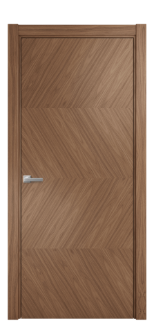 Дверь межкомнатная Unit 01 Цвет Американский Орех Покрытие Шпон натуральный  Наличник L 75 Цена 57475