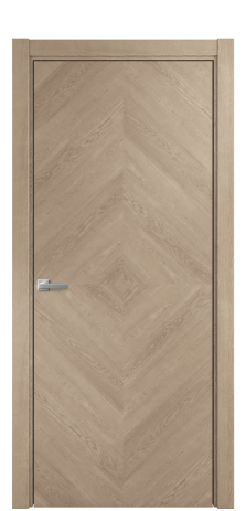 Дверь межкомнатная Юнит 02 Цвет Дуб Песочный Покрытие Шпон натуральный  Наличник L 75 Цена 58050