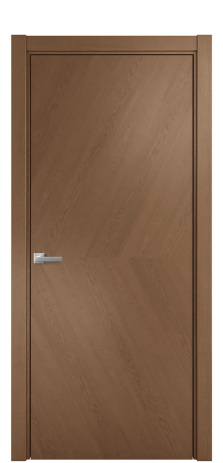 Дверь межкомнатная Unit 03 Цвет Дуб Темный Покрытие Шпон натуральный  Наличник L 75 Цена 54050