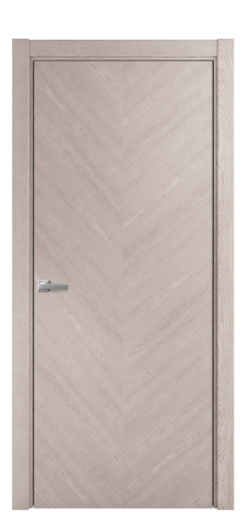 Дверь межкомнатная Юнит 04 Цвет Дуб Имбирь Покрытие Шпон натуральный  Наличник L 75 Цена 54050