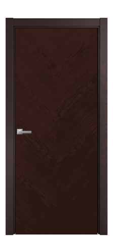 Дверь межкомнатная Unit 04 Цвет Мореный Дуб Покрытие Шпон натуральный  Наличник L 75 Цена 49500