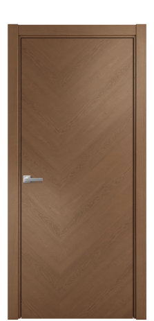 Дверь межкомнатная Unit 05 Цвет Дуб Темный Покрытие Шпон натуральный  Наличник L 75 Цена 49500